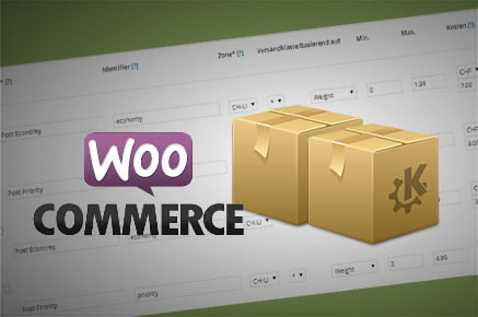 WooCommerce Versandkosten nach Gewicht