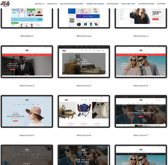 Templates für Magento-Onlineshops