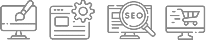 E-Commerce Agentur Angebot Icons